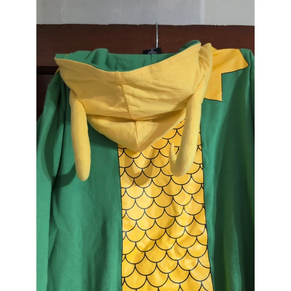 XX15 Marvel Aqua Man Zip Up Men's Costume Jacket